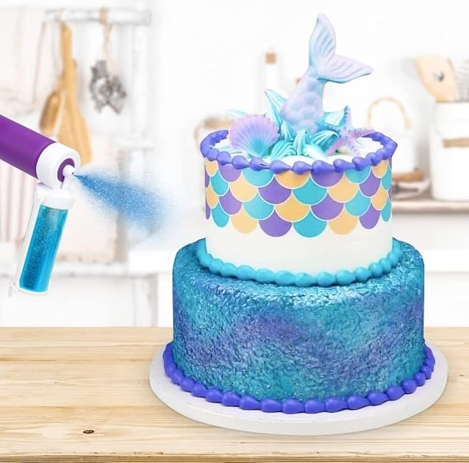 Cake Decorating Pump Set – Ergonomic Piping Tool with Multi-Style Nozzles Souq Al Riyad